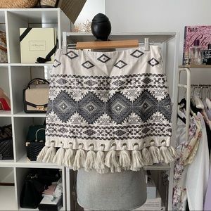 Lulus geometric skirt